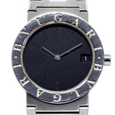 ブルガリ ブルガリブルガリ 腕時計 BB30SS クオーツ ブラック文字盤 ステンレススチール レディース BVLGARI 【中古】